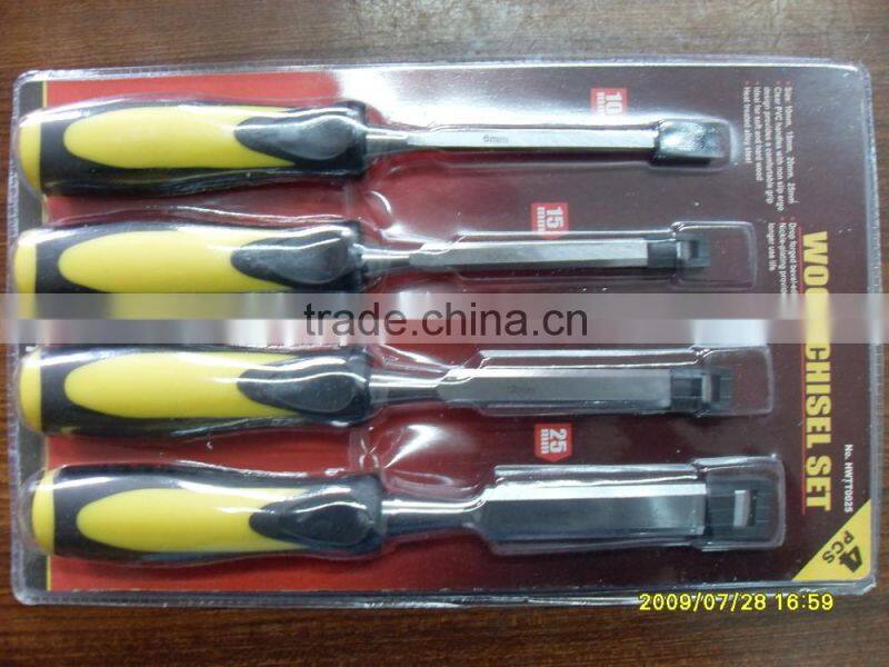 chisel Butt chisel wood chisel with two color plastic handle