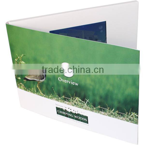 Custom shape video card for business promotes