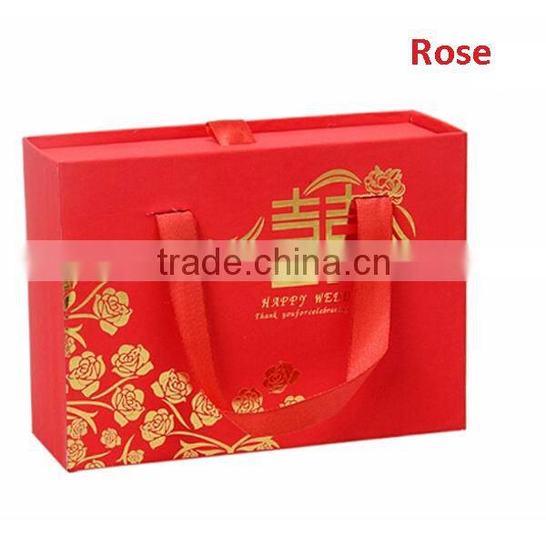 Happy Red Paper Wedding Gift Box