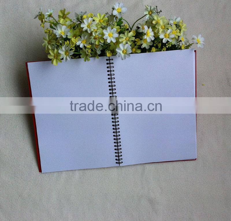 2014 New design PVC inflatable pillow notebook spiral binding