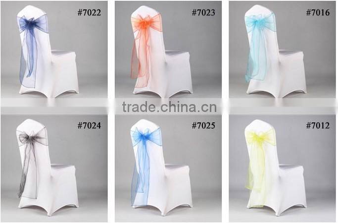 new SHOCKING PINK sheer organza chair sashes wedding party banquet decoration