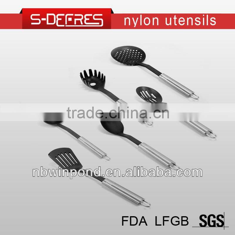 Nylon kitchen cooking tools soft touch handle,japanese cooking tools