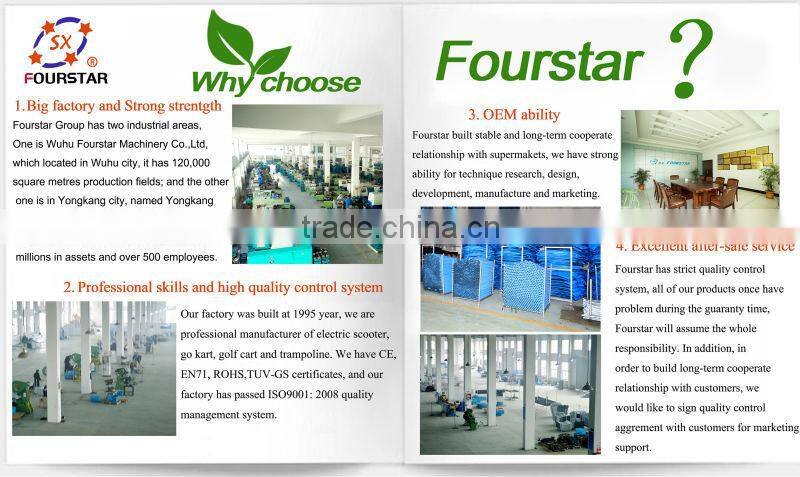 Wuhu fourstar Round Outdoor Sport 10FT Trampoline with safety Net