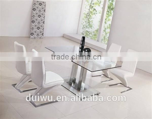 Modern dining room furniture 10 person 12 thick tempered glass dining table