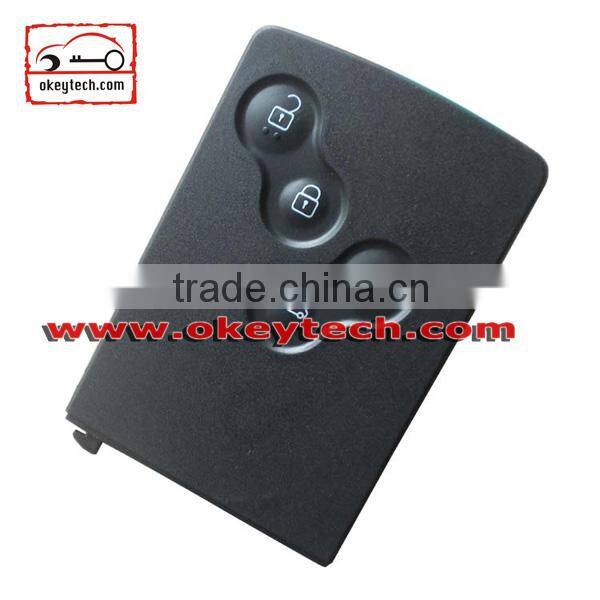 Okeytech key card Renault Megane 3 buttons smart key card renault megane key card for renaul key card renault