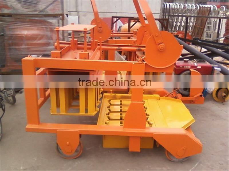 Hot sale! Small QMY4-45 Egg layer concrete block Machine with diesel engine power (QMR4-45)