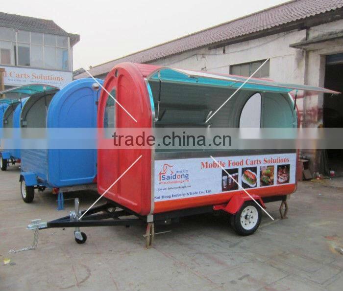 Direct Factory Outlet Shopping Food Carts Food Trolley/Food Van Trailer