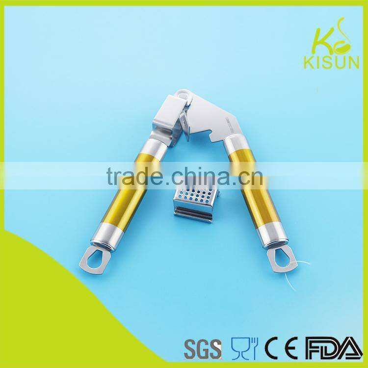 high quality vegetable tools type stainless steel 18-0 garlic press