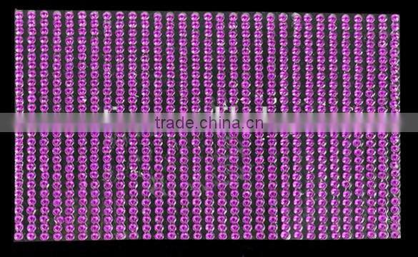 Self Adhesive Rhinestone Design Car Sticker