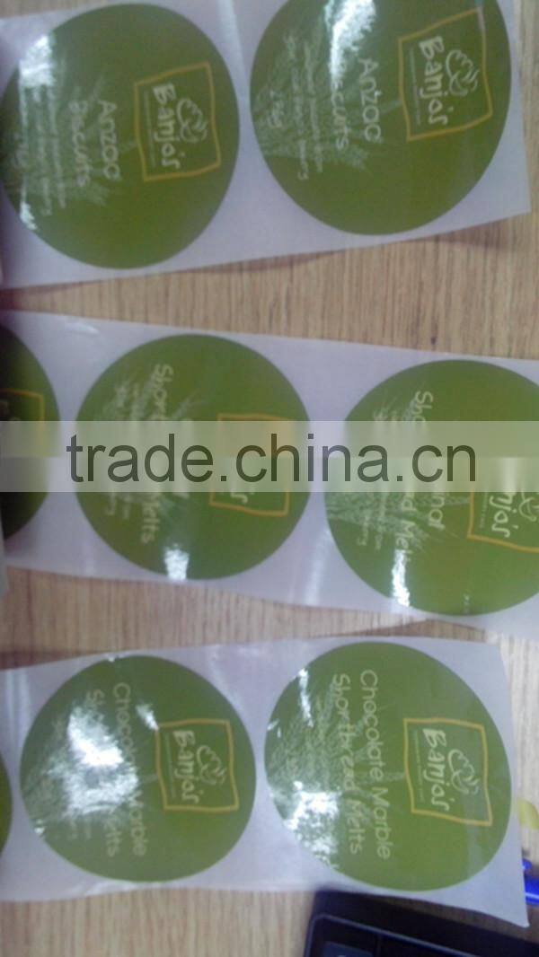 Custom Design Temperature Heat Sensitive Anti-fake Sticker Color Changing for Food Medicine Bottle