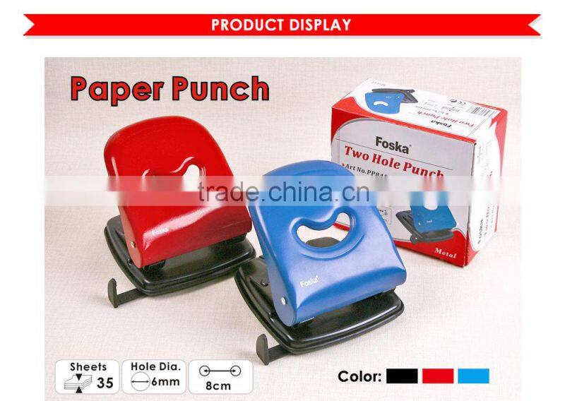 Two Holes Metal Paper shaper Punch