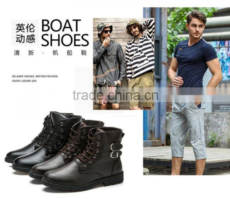 fashion winter leather man boot