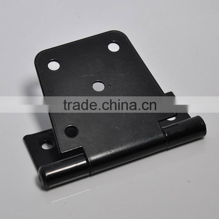 Black Japanned double sliding door accessories for wooden frame