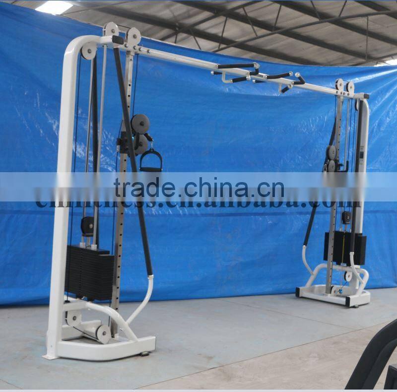 body strong gym equipment cable crossover machine
