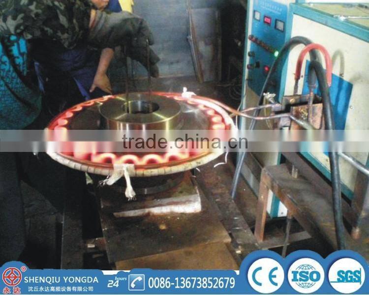 Oversea engineer service are provided induction heat treatment of pipe