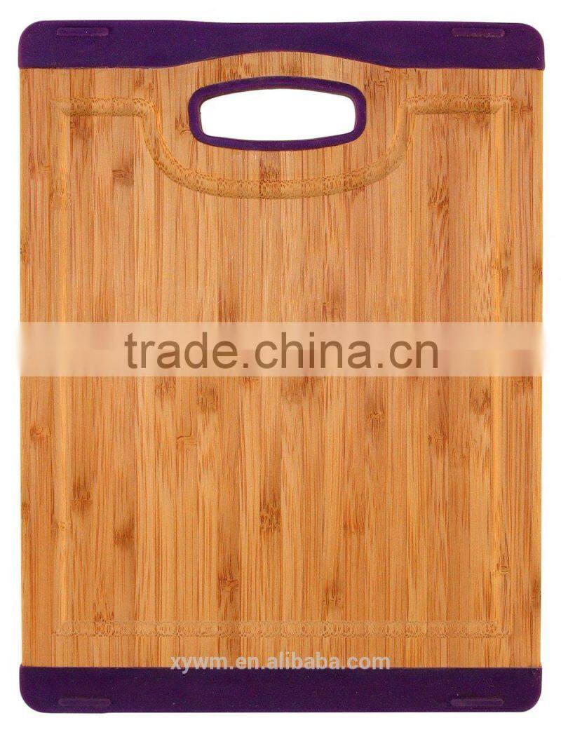 15 inch MoSo Bamboo silicone Colors Cutting Board
