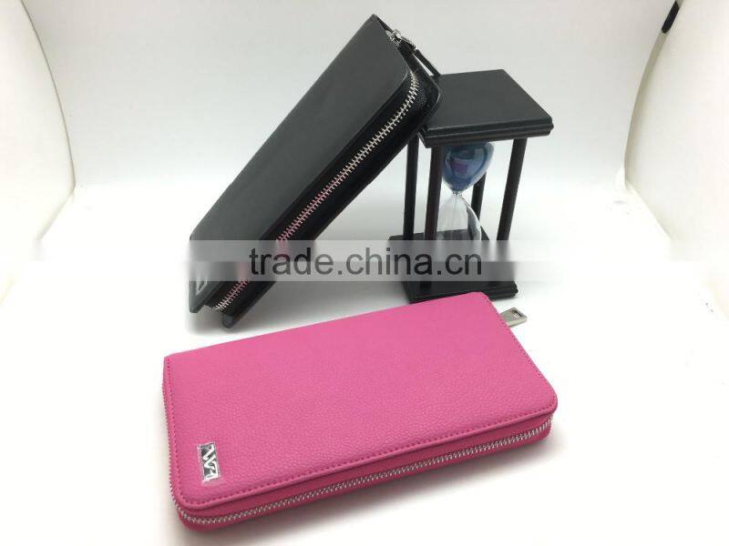 2016 high-end gift sets genuine leather wallet power bank