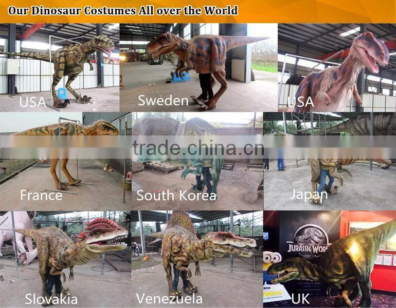 T-rex silicon rubber dinosaur costume puppet