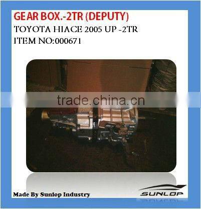toyota hiace200 bady kits #000670 2TR Gear Box (deputy factory) for hiace van hiace commuter hiace quantum KDH200