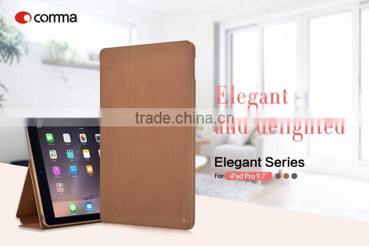 Factory Price Ultra Slim Leather Cover Cases With Stand For iPad Pro 9.7 Inch Size