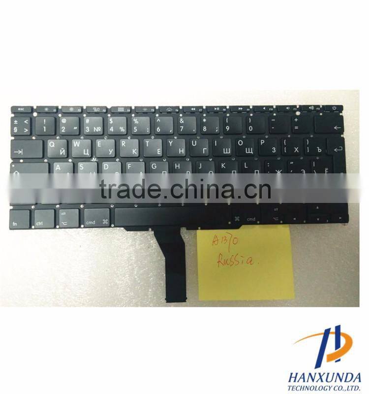 Wholesale 100% NEW Original RU version 2011-2015 Year for MBA Air 11" A1370 A1465 Russian keyboard
