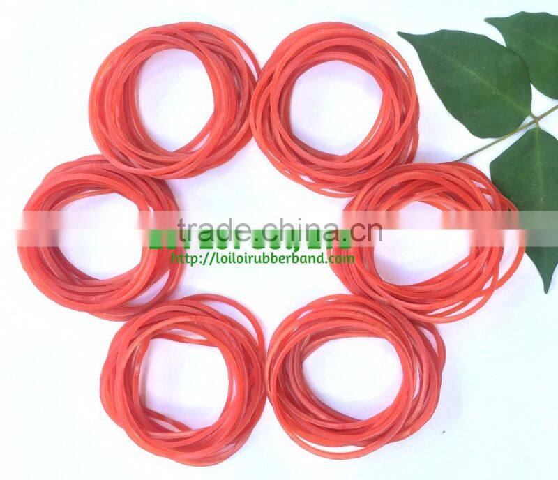 100% Natural Red Elastic Rubber Band high quality for Vegetable