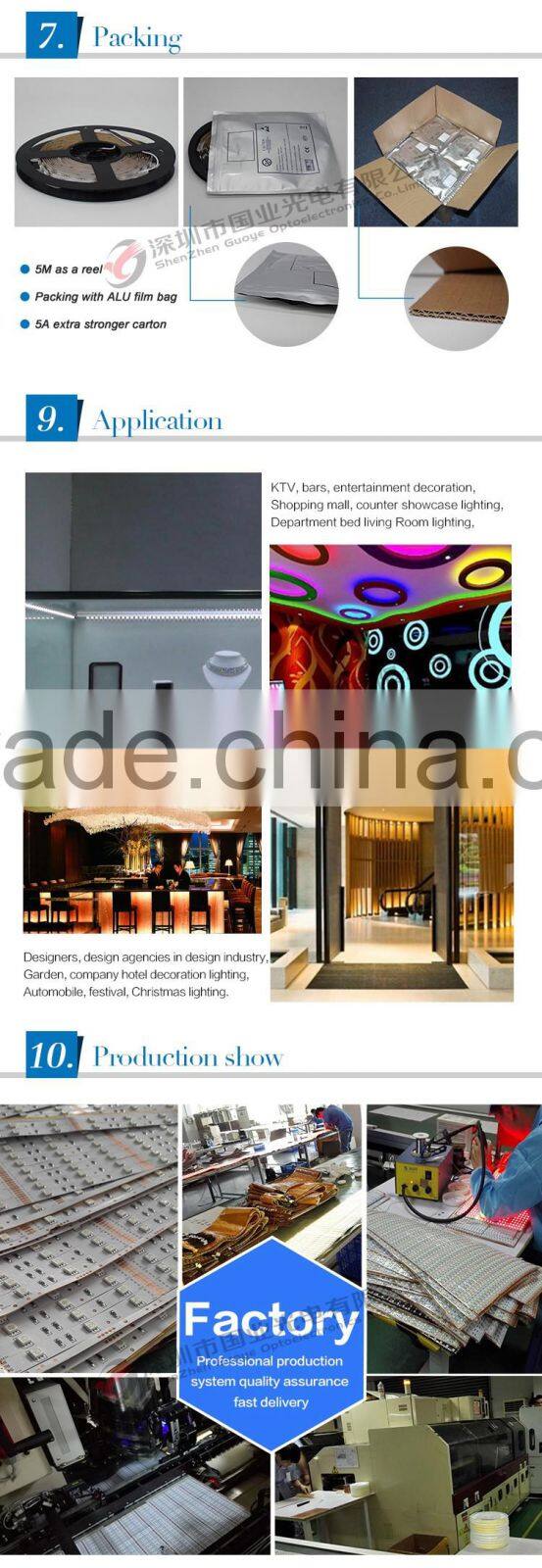 Competitive Price side mounted led light strip for home decoration 335 light led strip