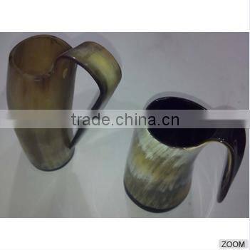 Water glass real horn