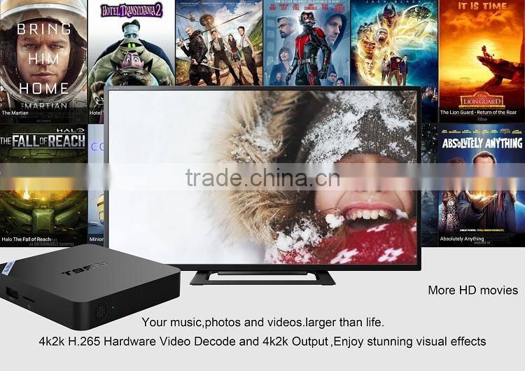 custom tv box T95N s905x 2g 8g or 1g 8g Android6.0 smart tv box