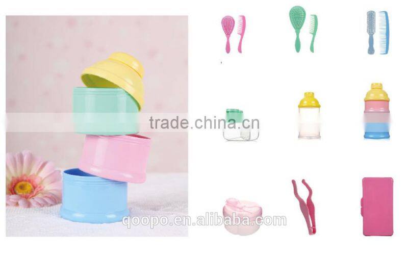 Jinhua Factory Bpa Free Plastic For Kids Baby Hair Comb And Brush Set