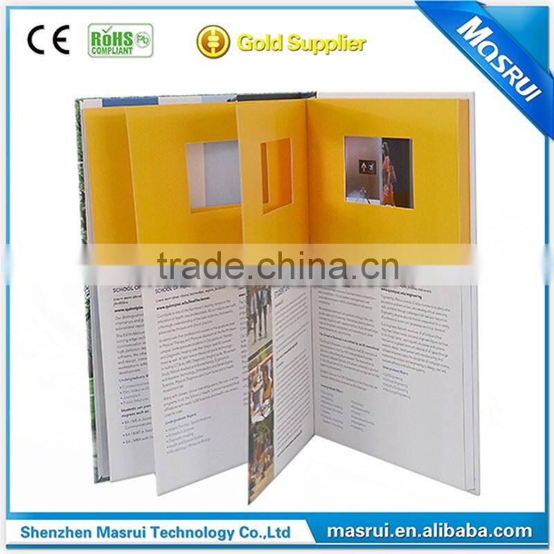 Digital mini lcd video screen business card video business card,lcd video card for invitation