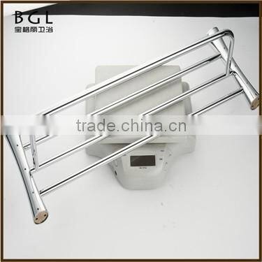 17120-CP best selling hot chinese products zinc alloy chrome bathroom accessory towel shelf