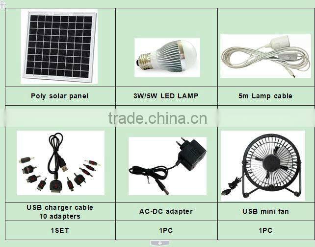 10w 7Ah off grid solar system