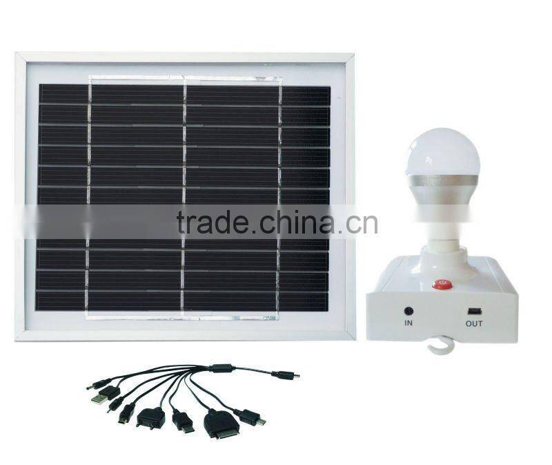 exclusive design portable solar energy lamp with USB to charge mobile phone