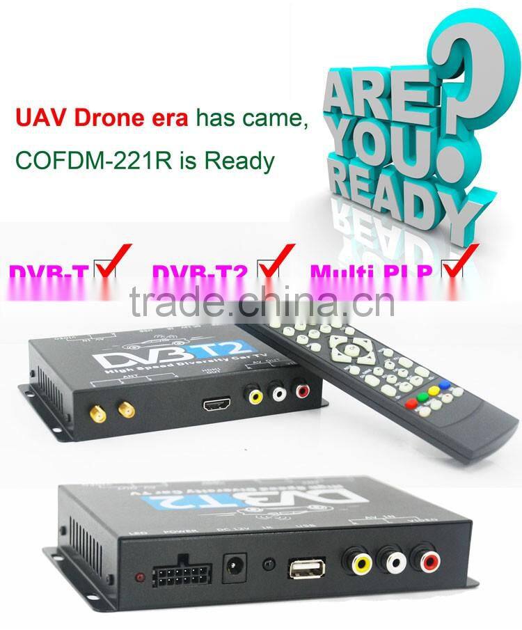 COFDM-221R AV 1080P Transmission image Transceiver CVBS 170~900Mhz Coded Orthogonal Frequency Division Multiplex