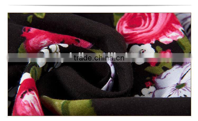 Beautiful embroidered baby girl dress,black casual dress with flower pattern