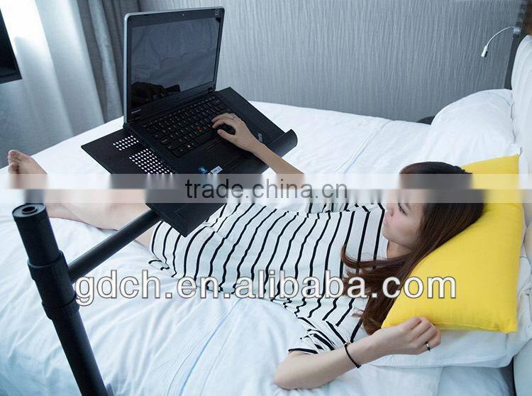 Factory supply adjusting portable hospital over bed table good quanlity