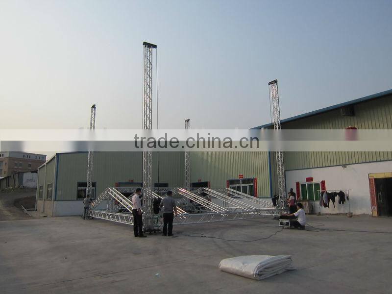 steel and aluminium truss for concert and exhibition stage