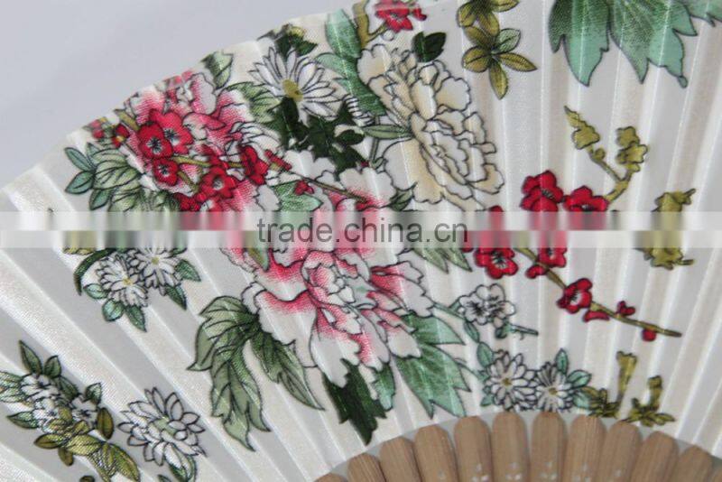 craft silk fan ladies hand fan