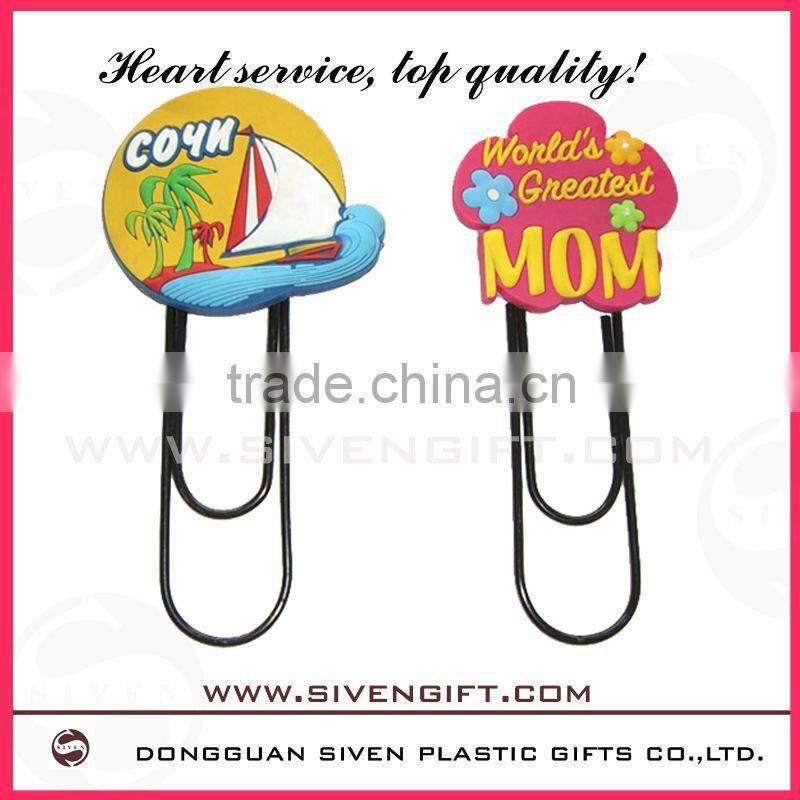 OEM cartoon pvc book marker for promotion gift