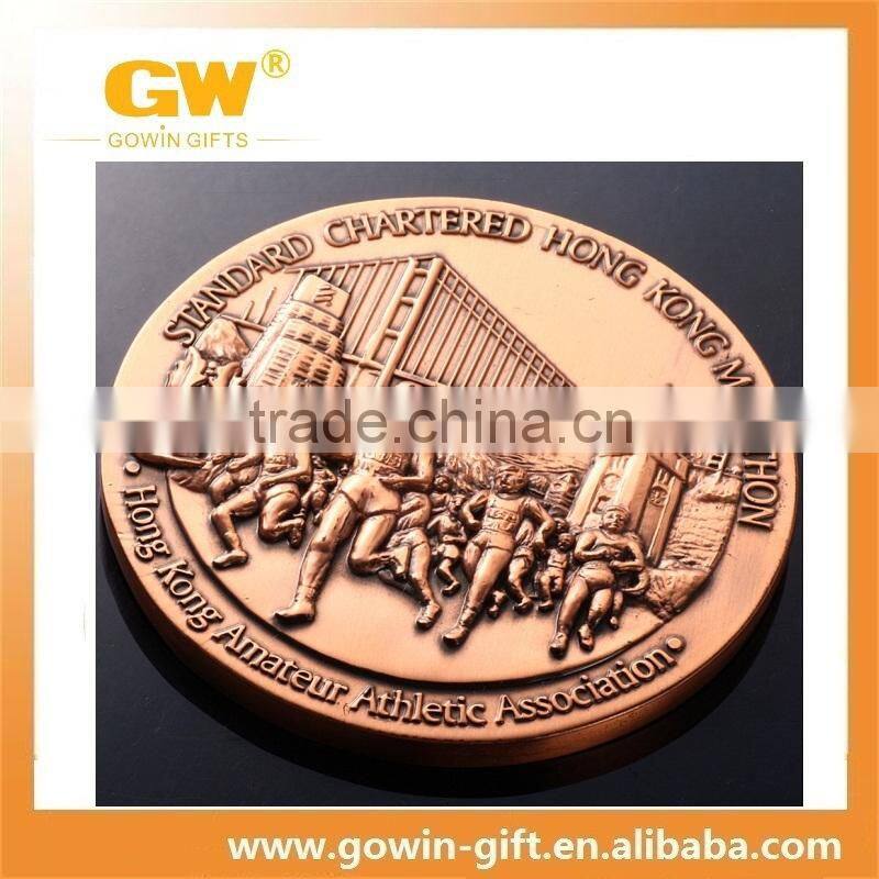 Metal custom grey color old coin