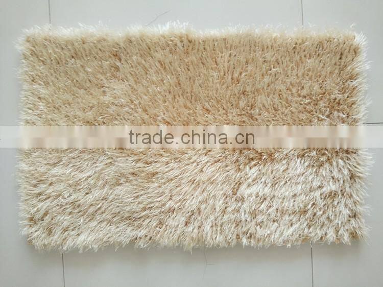 long pile microfiber chenille bath rug