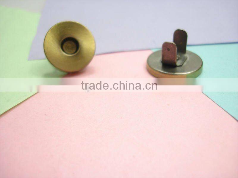 QF factory low price 14mm -2mm magnetic button without logo