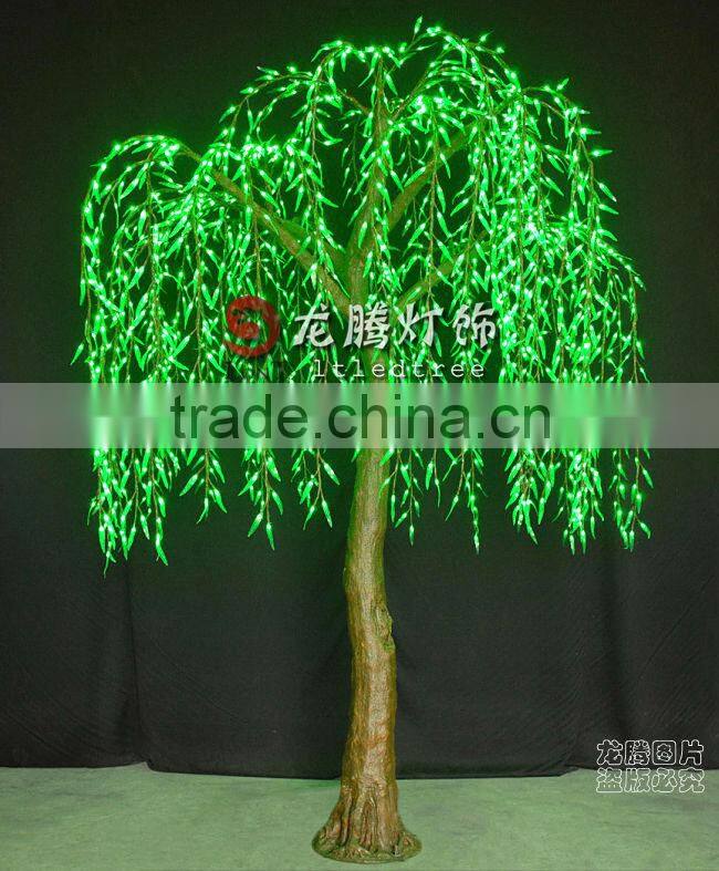 Outdoor Artifcial LED willow light tree
