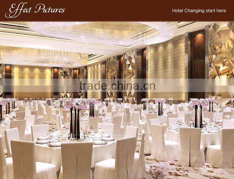 Fabric upholstery BH-G3102 modern stackable restaurant chair