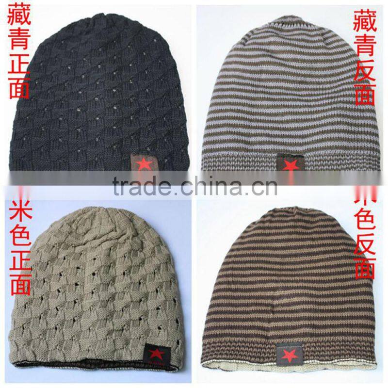 factory cheap woven label logo wholesale knit beanies, wholesale cashmere beanie hats with good quality