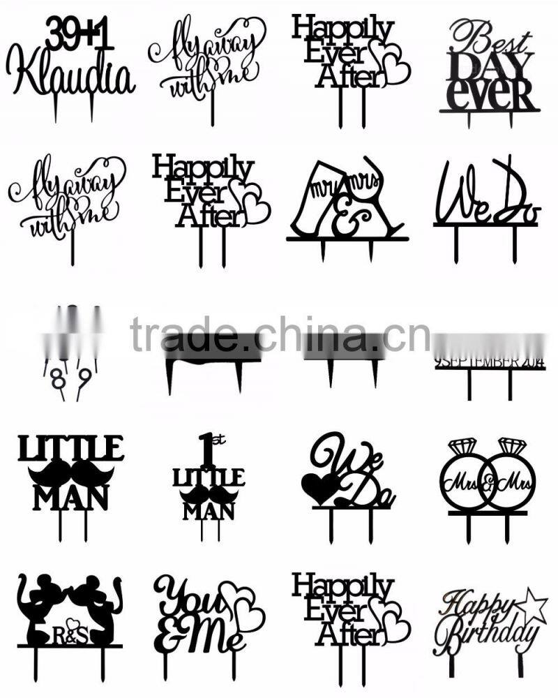 Mr&Mrs Cake Toppers For Wedding Party