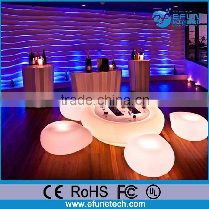 color changing light up sofa chair seats,illuminated led lounge flower chair