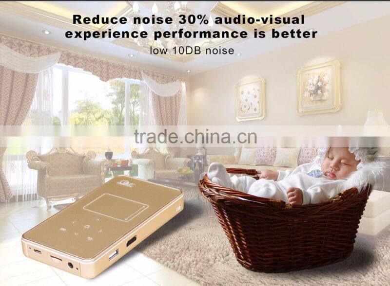 120Ansi Lumens wifi bluetooth battery operated mini portable projector