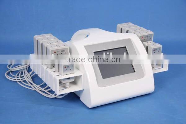 12 pads lipolaser lipo diode laser dual wavelength 650nm 980nm VL107